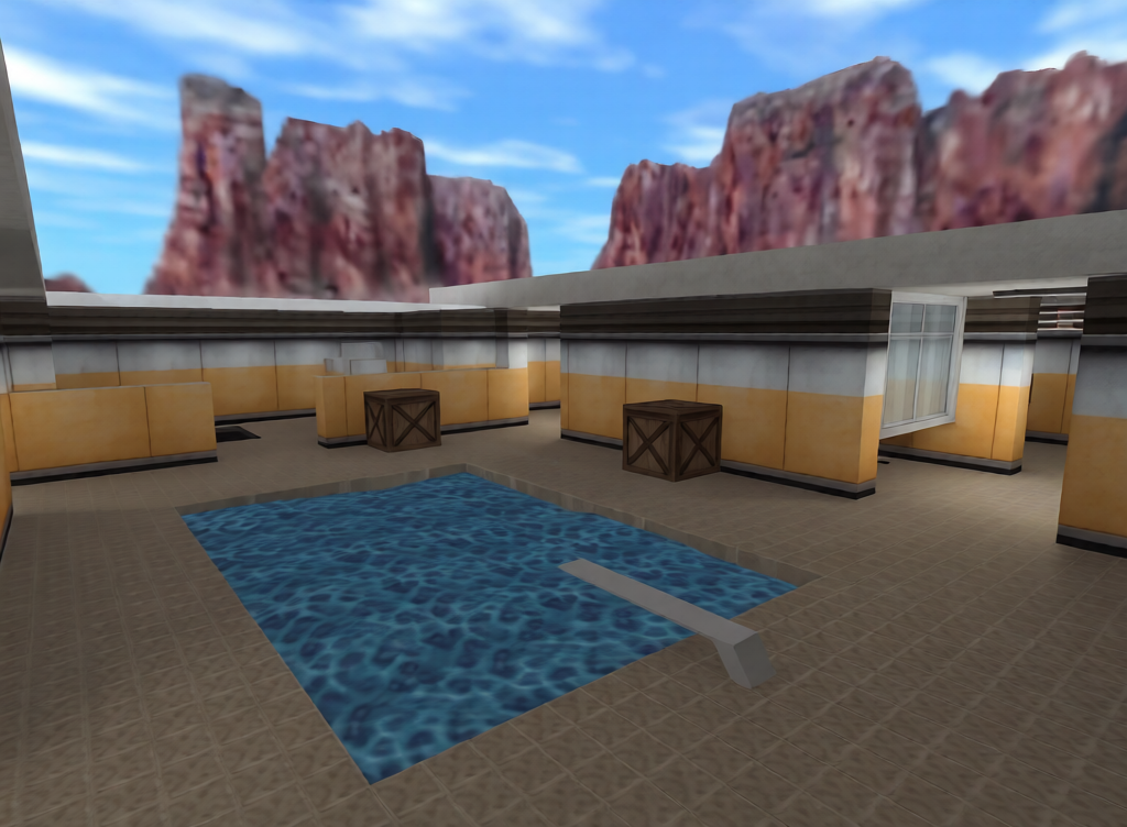 zm_pool_day — Counter-Strike 1.6 Zombie Mod map