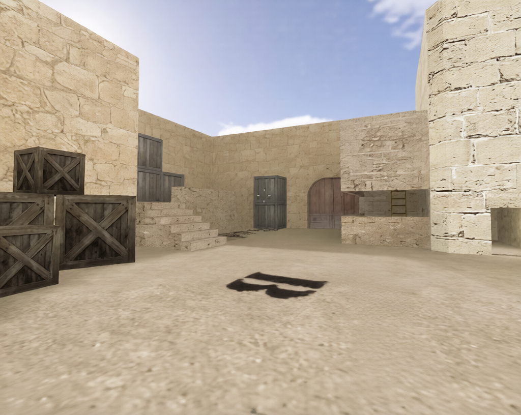 zm_sand_new — Counter-Strike 1.6 Zombie Mod map