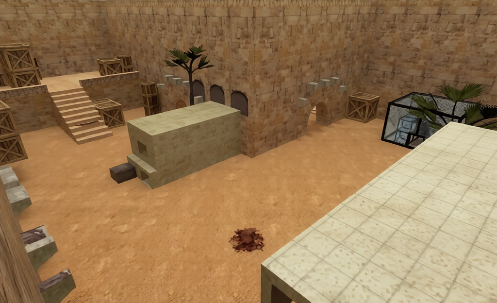 zm_sands_re_b4 — Counter-Strike 1.6 Zombie Mod map