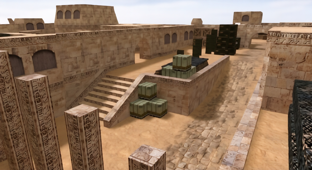 zm_small_dust_classic — Counter-Strike 1.6 Zombie Mod map