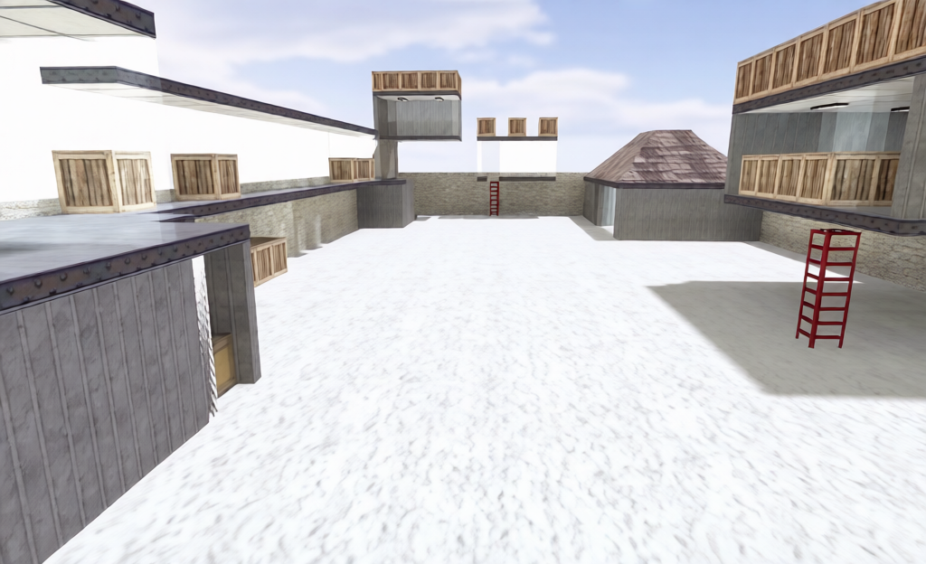 zm_snow_bio — Counter-Strike 1.6 Zombie Mod map