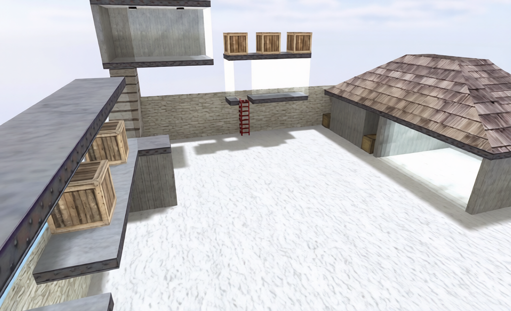 zm_snow_house — Counter-Strike 1.6 Zombie Mod map