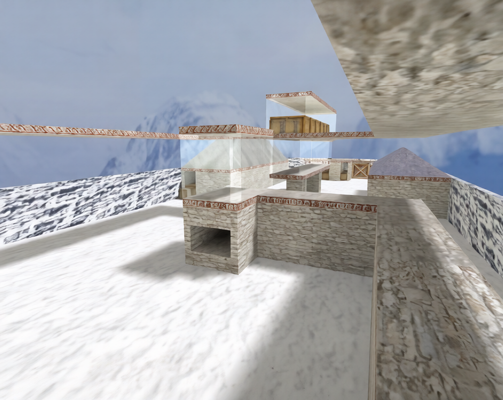 zm_snowbase3 — Counter-Strike 1.6 Zombie Mod map