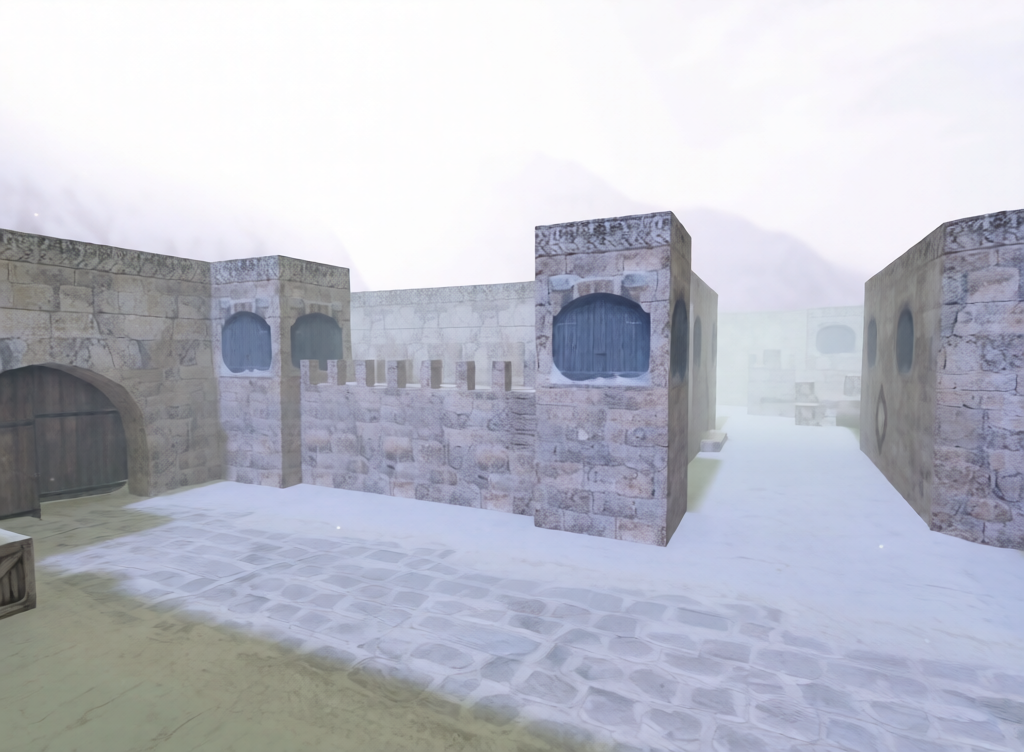 zm_winterdust_mini — Counter-Strike 1.6 Zombie Mod map
