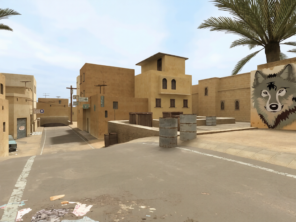 zp_ark_dust_world_v2 — Counter-Strike 1.6 Zombie Mod map