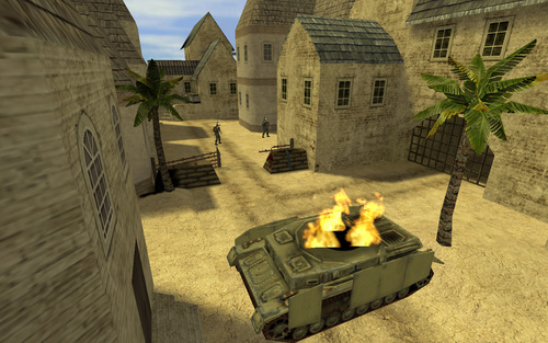 Afrika Korps — Sven Co-op map screenshot