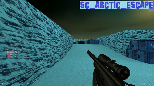 Arctic Escape — Sven Co-op map screenshot