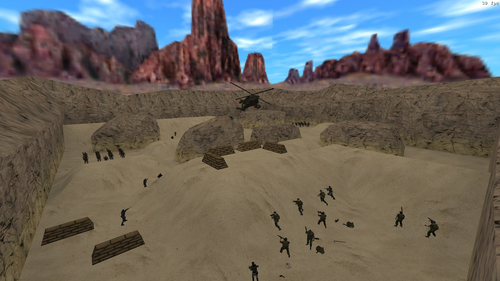 Big Desert Battle — Sven Co-op map screenshot