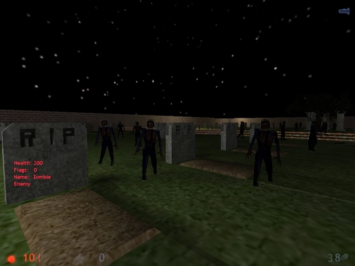 Cemetery — Sven Co-op map screenshot