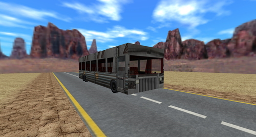 Desert Bus — Sven Co-op map screenshot