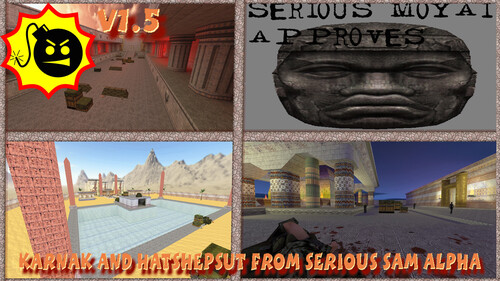 Karnak & Hatshepsut from Serious Sam Alpha - v1.5 — Sven Co-op map screenshot