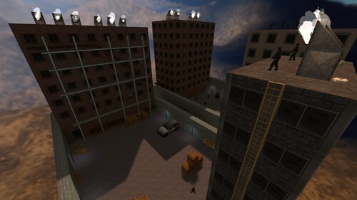 Street Run — Sven Co-op map screenshot