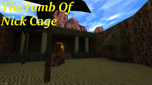 Tomb of Nick Cage — Sven Co-op map screenshot